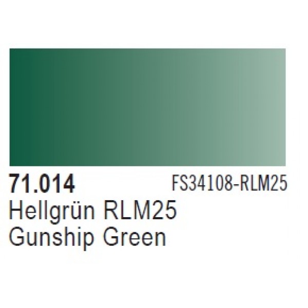 χρωματα μοντελισμου - MODEL AIR GUNSHIP GREEN 17ml VALLEJO ΑΚΡΥΛΙΚΑ MODEL AIR 17ml