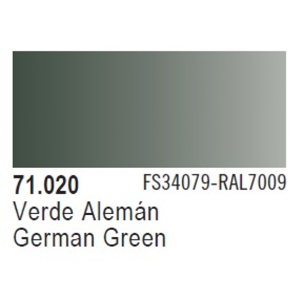 χρωματα μοντελισμου - MODEL AIR GERMAN GREEN 17ml VALLEJO ΑΚΡΥΛΙΚΑ MODEL AIR 17ml