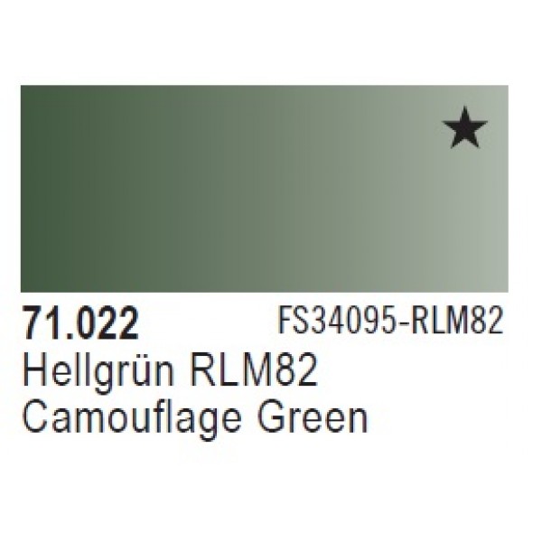 χρωματα μοντελισμου - MODEL AIR CAMOUFLAGE GREEN 17ml VALLEJO ΑΚΡΥΛΙΚΑ MODEL AIR 17ml