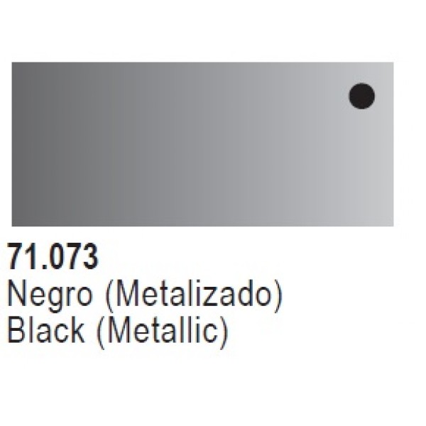 χρωματα μοντελισμου - MODEL AIR BLACK (METALLIC) 17ml VALLEJO ΑΚΡΥΛΙΚΑ MODEL AIR 17ml