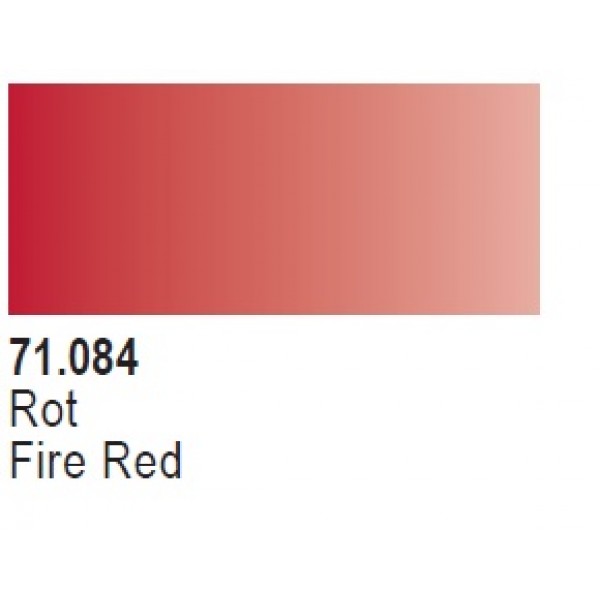 χρωματα μοντελισμου - MODEL AIR FIRE RED 17ml VALLEJO ΑΚΡΥΛΙΚΑ MODEL AIR 17ml