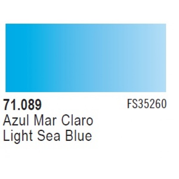 χρωματα μοντελισμου - MODEL AIR LIGHT SEA BLUE 17ml VALLEJO ΑΚΡΥΛΙΚΑ MODEL AIR 17ml