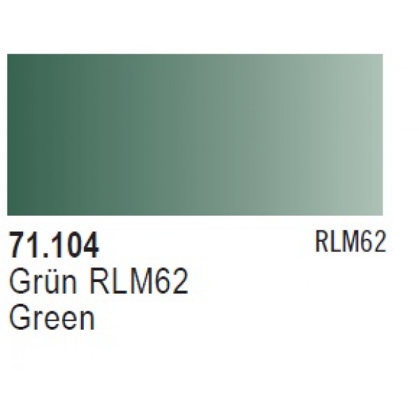 χρωματα μοντελισμου - MODEL AIR GREEN RLM62 17ml VALLEJO ΑΚΡΥΛΙΚΑ MODEL AIR 17ml