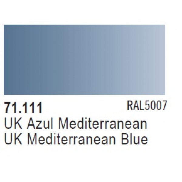 χρωματα μοντελισμου - MODEL AIR UK MEDITERRANEAN BLUE 17ml VALLEJO ΑΚΡΥΛΙΚΑ MODEL AIR 17ml