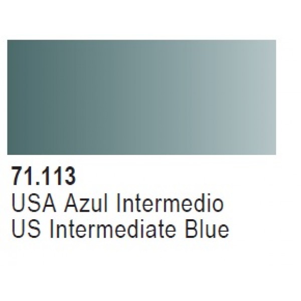 χρωματα μοντελισμου - MODEL AIR US INTERMEDIATE BLUE 17ml VALLEJO ΑΚΡΥΛΙΚΑ MODEL AIR 17ml