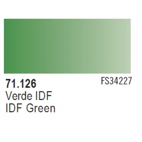 χρωματα μοντελισμου - MODEL AIR IDF GREEN 17ml VALLEJO ΑΚΡΥΛΙΚΑ MODEL AIR 17ml