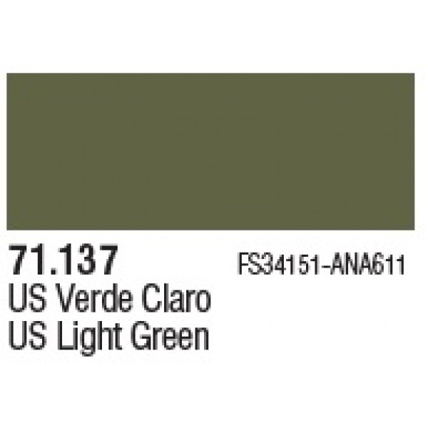 χρωματα μοντελισμου - MODEL AIR US LIGHT GREEN 17ml FS34151 VALLEJO ΑΚΡΥΛΙΚΑ MODEL AIR 17ml