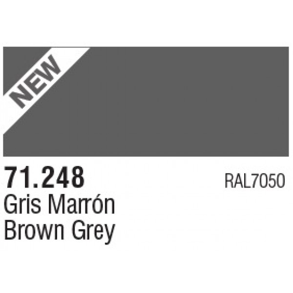 χρωματα μοντελισμου - MODEL AIR BROWN GREY RAL7050 17ml VALLEJO ΑΚΡΥΛΙΚΑ MODEL AIR 17ml