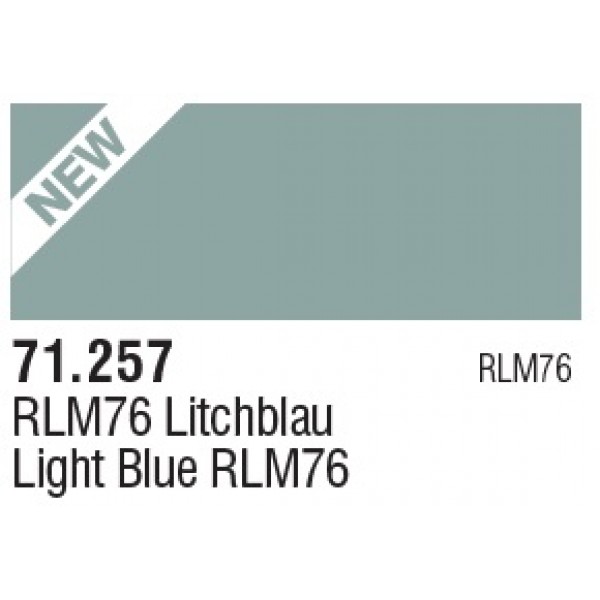 χρωματα μοντελισμου - MODEL AIR LIGHT BLUE RLM76 17ml VALLEJO ΑΚΡΥΛΙΚΑ MODEL AIR 17ml