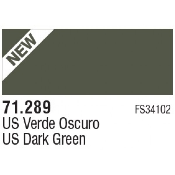 χρωματα μοντελισμου - MODEL AIR US DARK GREEN FS34102 17ml VALLEJO ΑΚΡΥΛΙΚΑ MODEL AIR 17ml