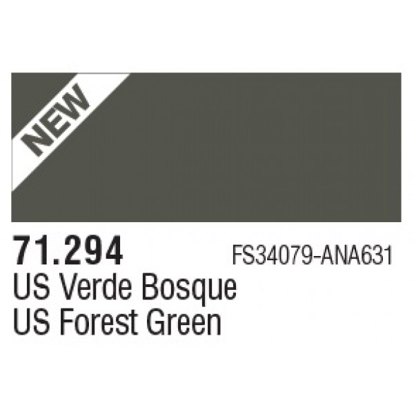 χρωματα μοντελισμου - MODEL AIR US FOREST GREEN FS34079 - ANA631 17ml VALLEJO ΑΚΡΥΛΙΚΑ MODEL AIR 17ml