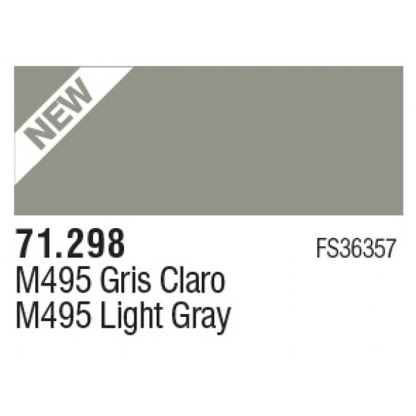 χρωματα μοντελισμου - MODEL AIR M495 LIGHT GRAY FS36357 17ml VALLEJO ΑΚΡΥΛΙΚΑ MODEL AIR 17ml