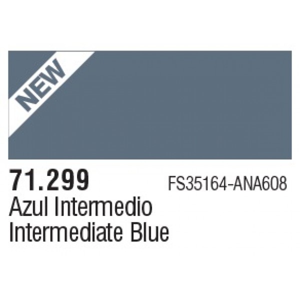 χρωματα μοντελισμου - MODEL AIR INTERMEDIATE BLUE FS35164 - ANA608 17ml VALLEJO ΑΚΡΥΛΙΚΑ MODEL AIR 17ml