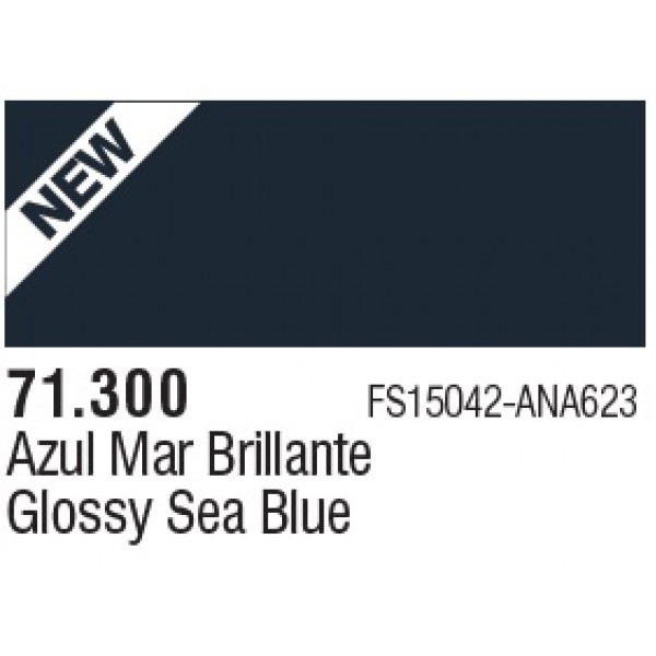 χρωματα μοντελισμου - MODEL AIR GLOSSY SEA BLUE FS15042 - ANA623 17ml VALLEJO ΑΚΡΥΛΙΚΑ MODEL AIR 17ml