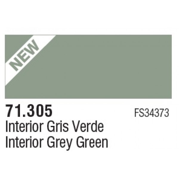 χρωματα μοντελισμου - MODEL AIR INTERIOR GREY GREEN FS34373 17ml VALLEJO ΑΚΡΥΛΙΚΑ MODEL AIR 17ml