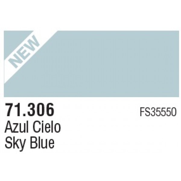 χρωματα μοντελισμου - MODEL AIR SKY BLUE FS35550 17ml VALLEJO ΑΚΡΥΛΙΚΑ MODEL AIR 17ml