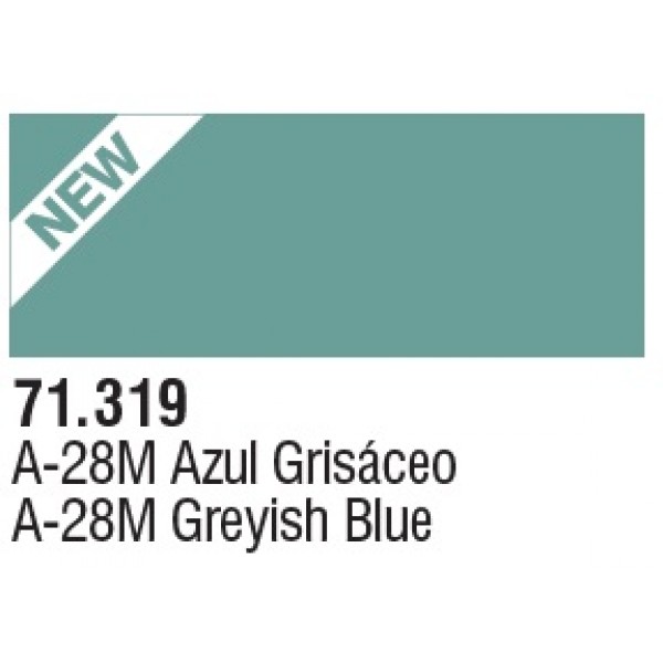 χρωματα μοντελισμου - MODEL AIR A-28M GREYISH BLUE 17ml VALLEJO ΑΚΡΥΛΙΚΑ MODEL AIR 17ml