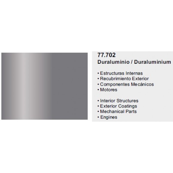 χρωματα μοντελισμου - DURALUMINIUM AIRBRUSH METAL COLOR 32ml VALLEJO AIRBRUSH METAL COLOR