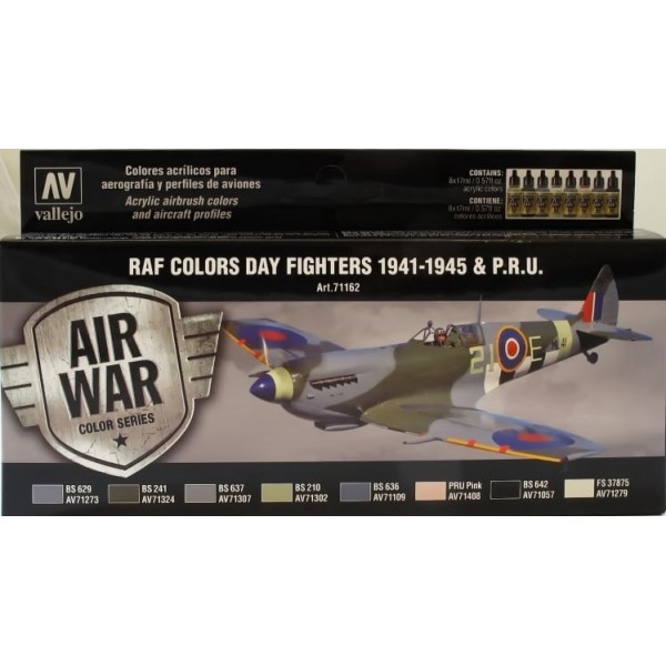 χρωματα μοντελισμου - AIRBRUSH SET RAF COLORS FIGHTERS 1941-1945 & P.R.U. ΧΡΩΜΑΤΑ ΣΕΤ
