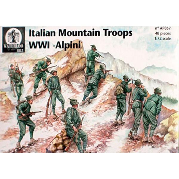 συναρμολογουμενες φιγουρες - συναρμολογουμενα μοντελα - 1/72 ITALIAN MOUNTAIN TROOPS WWI - ALPINI ΦΙΓΟΥΡΕΣ  1/72