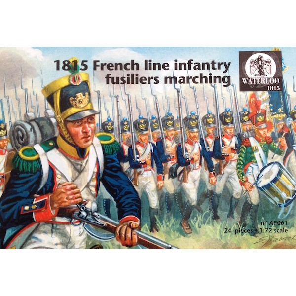 συναρμολογουμενες φιγουρες - συναρμολογουμενα μοντελα - 1/72 1815 FRENCH LINE INFANTRY FUSILIERS MARCHING ΦΙΓΟΥΡΕΣ  1/72