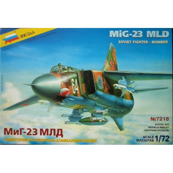 συναρμολογουμενα μοντελα αεροπλανων - συναρμολογουμενα μοντελα - 1/72 MIG-23 MLD SOVIET FIGHTER BOMBER ΑΕΡΟΠΛΑΝΑ