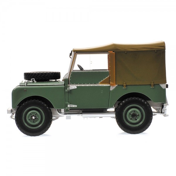 ετοιμα μοντελα αυτοκινητων - ετοιμα μοντελα - 1/18 LAND ROVER SERIES I 1948 GREEN w/ BROWN SOFT-TOP ΑΥΤΟΚΙΝΗΤΑ