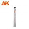 Square hollow tube 4.00 x 350mm – STYRENE SQUARE HOLLOW TUBE – (3 units) ΥΛΙΚΑ ΜΑΚΕΤΑΣ