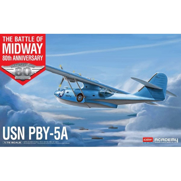 συναρμολογουμενα μοντελα αεροπλανων - συναρμολογουμενα μοντελα - 1/72 USN PBY-5A ''The Battle of Midway 80th Anniversary'' ΑΕΡΟΠΛΑΝΑ