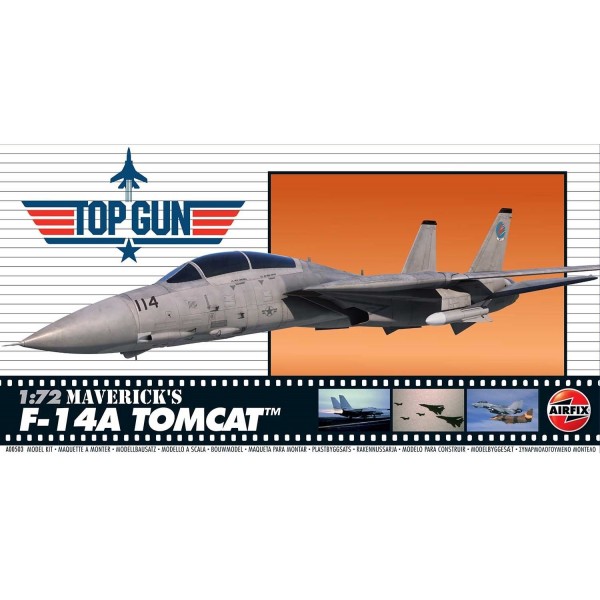 συναρμολογουμενα μοντελα αεροπλανων - συναρμολογουμενα μοντελα - 1/72 ''TOP GUN'' MAVERICK 'S F-14A TOMCAT ΑΕΡΟΠΛΑΝΑ