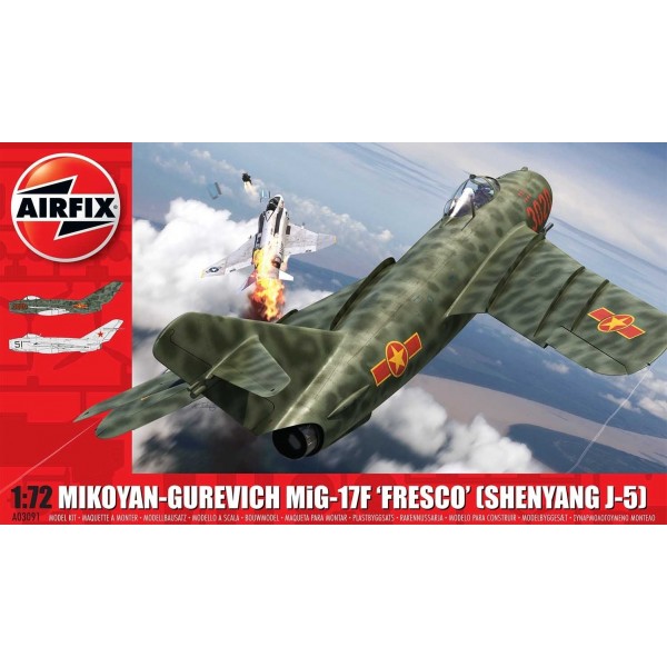 συναρμολογουμενα μοντελα αεροπλανων - συναρμολογουμενα μοντελα - 1/72 MIKOYAN-GUREVICH MiG-17F ''FRESCO'' (SHENYANG J-5) ΑΕΡΟΠΛΑΝΑ