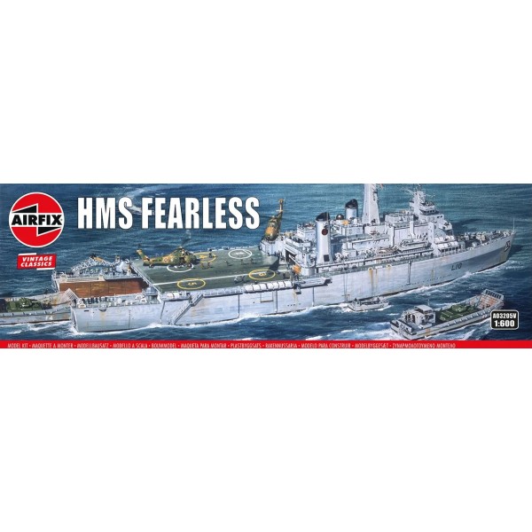 συναρμολογουμενα πλοια - συναρμολογουμενα μοντελα - 1/600 HMS FEARLESS ΠΛΟΙΑ