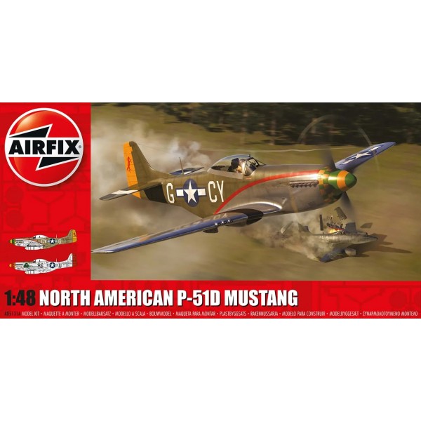 συναρμολογουμενα μοντελα αεροπλανων - συναρμολογουμενα μοντελα - 1/48 NORTH AMERICAN P-51D MUSTANG ΑΕΡΟΠΛΑΝΑ