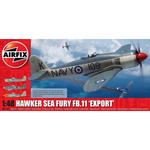 συναρμολογουμενα μοντελα αεροπλανων - συναρμολογουμενα μοντελα - 1/48 HAWKER SEA FURY FB.11 ''EXPORT'' ΑΕΡΟΠΛΑΝΑ