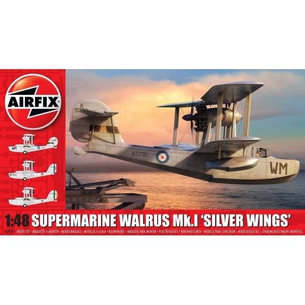 συναρμολογουμενα μοντελα αεροπλανων - συναρμολογουμενα μοντελα - 1/48 SUPERMARINE WALRUS Mk.I ''SILVER WINGS'' ΑΕΡΟΠΛΑΝΑ