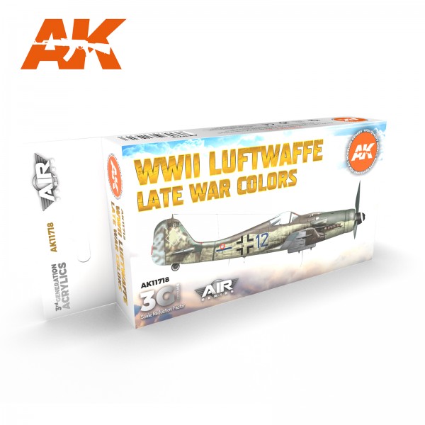 χρωματα μοντελισμου - WWII Luftwaffe Late War Colors Set (6 x 17ml) 3G Acrylics ΧΡΩΜΑΤΑ ΣΕΤ