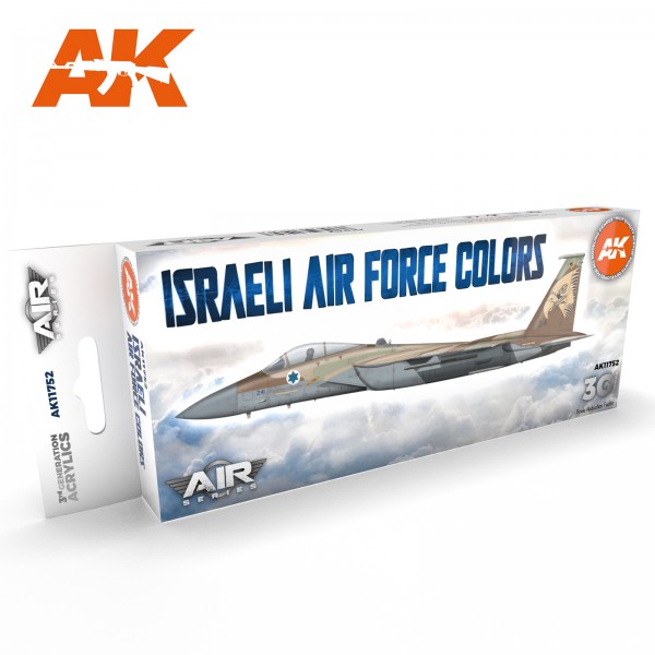 χρωματα μοντελισμου - Israeli Air Force Colors Set (8 x 17ml) 3G Acrylics ΧΡΩΜΑΤΑ ΣΕΤ