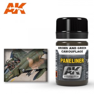 Paneliner for Brown and Green Camouflage 35ml (Enamel)
