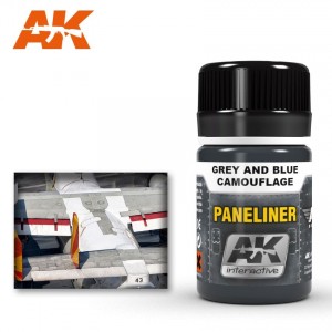 Paneliner for Grey and Blue Camouflage 35ml (Enamel)
