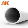 Hollow tube 5.00 diameter x 350mm – STYRENE HOLLOW TUBE – (4 units) ΥΛΙΚΑ ΜΑΚΕΤΑΣ