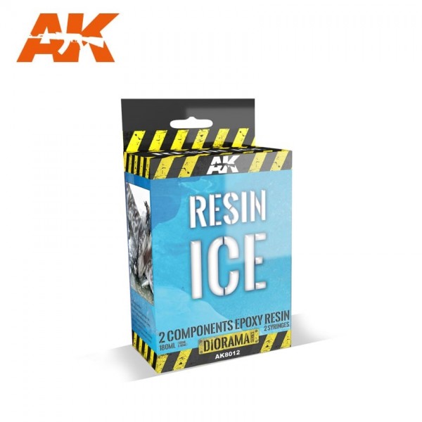 Resin Ice 150ml (2 Components Epoxy Resin) (Resin 120ml, Hardener 30ml, Frozen Surfaces Liquid 17ml, & 2 Syringes) ΕΠΙΦΑΝΕΙΕΣ ΓΙΑ ΔΙΟΡΑΜΑΤΑ