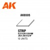 Strips 0.30 x 4.00 x 350mm – STYRENE STRIP – (10 units) ΥΛΙΚΑ ΜΑΚΕΤΑΣ