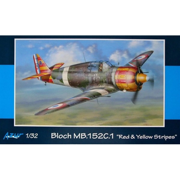συναρμολογουμενα μοντελα αεροπλανων - συναρμολογουμενα μοντελα - 1/32 MARCEL-BLOCH MB.152C.1 ''Red & Yellow Stripes'' ΑΕΡΟΠΛΑΝΑ