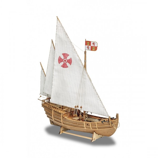 συναρμολογουμενα ξυλινα πλοια - συναρμολογουμενα μοντελα - 1/65 NINA Caravel of the Columbus Fleet 1492 (Length 370mm) ΞΥΛΙΝΑ ΠΛΟΙΑ