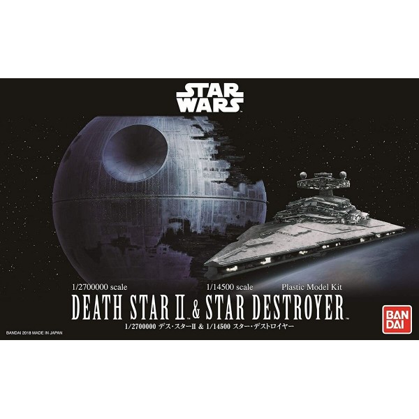 συναρμολογουμενα kits star trek - συναρμολογουμενα kits star wars - συναρμολογουμενα μοντελα - 1/2700000 DEATH STAR II & 1/14500 STAR DESTROYER (STAR WARS) STAR WARS - STAR TREK KITS