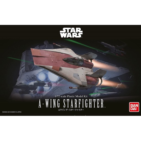 συναρμολογουμενα kits star trek - συναρμολογουμενα kits star wars - συναρμολογουμενα μοντελα - 1/72 A-WING STARFIGHTER (STAR WARS) STAR WARS - STAR TREK KITS