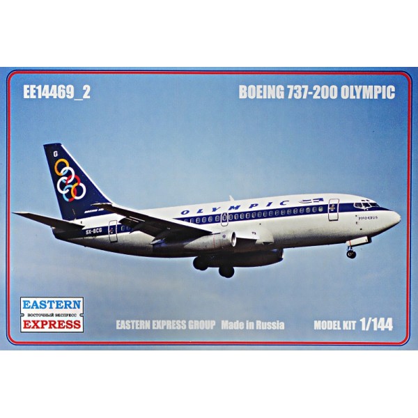 συναρμολογουμενα μοντελα αεροπλανων - συναρμολογουμενα μοντελα - 1/144 BOEING 737-200 OLYMPIC ΑΕΡΟΠΛΑΝΑ