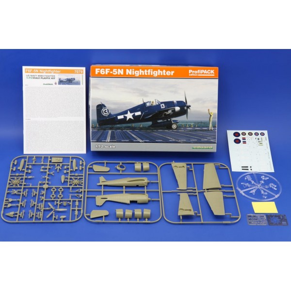 συναρμολογουμενα μοντελα αεροπλανων - συναρμολογουμενα μοντελα - 1/72 F6F-5N NIGHTFIGHTER ProfiPACK Edition ΑΕΡΟΠΛΑΝΑ