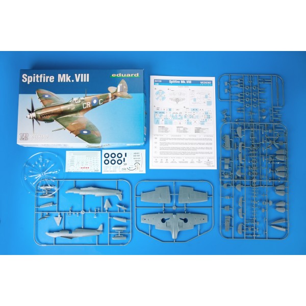 συναρμολογουμενα μοντελα αεροπλανων - συναρμολογουμενα μοντελα - 1/48 SPITFIRE Mk.VIII Weekend Edition ΑΕΡΟΠΛΑΝΑ