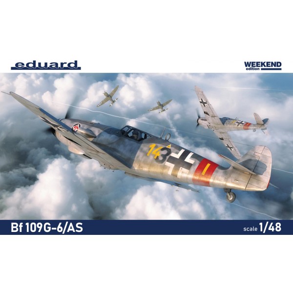 συναρμολογουμενα μοντελα αεροπλανων - συναρμολογουμενα μοντελα - 1/48 MESSERSCHMITT Bf 109G-6/AS WEEKEND Edition ΑΕΡΟΠΛΑΝΑ